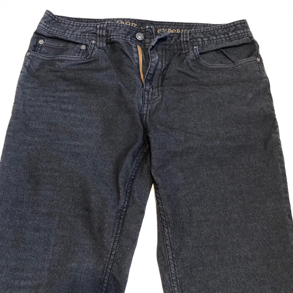 Prana Men’s 33 33W x 34L Black Charcoal Gray Jeans